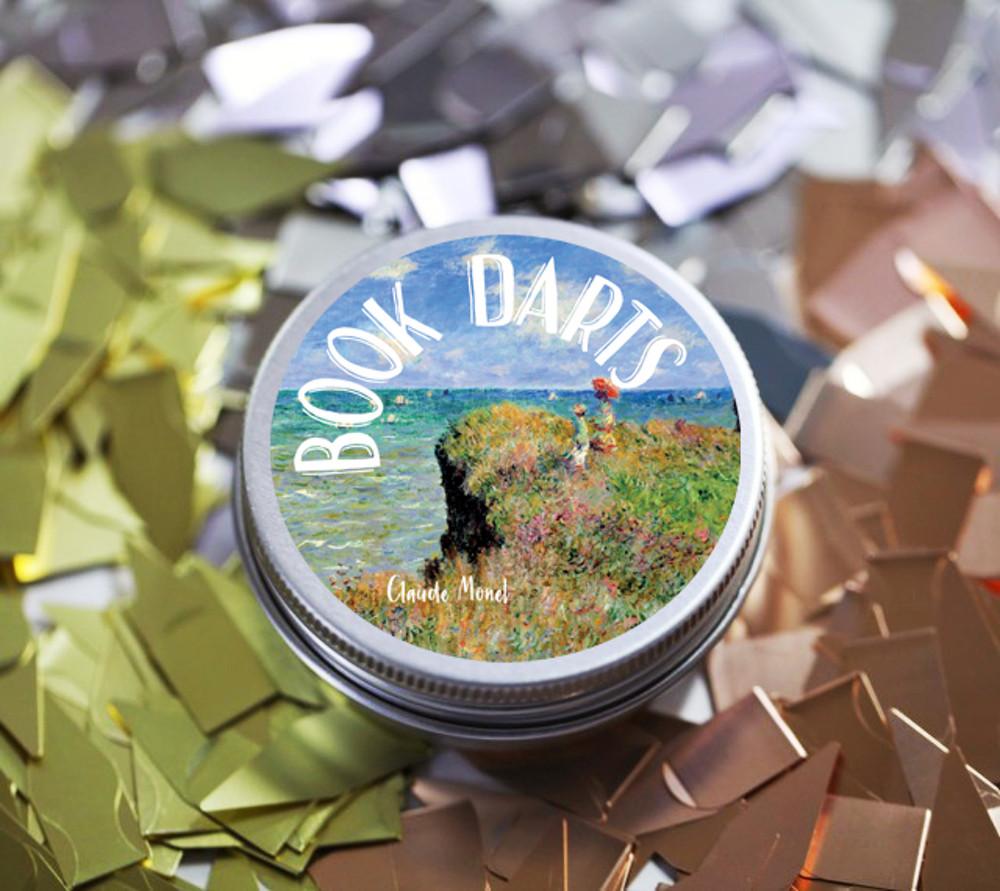 명화 북다트 금속 책갈피 책 선물 명화틴케이스