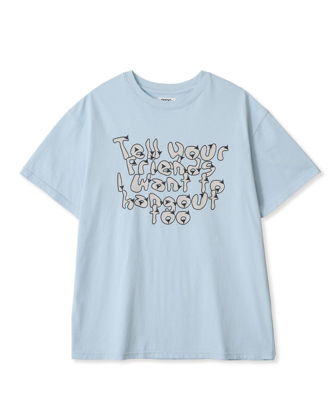 MAKING FRIENDS T-SHIRTS [SKYBLUE]