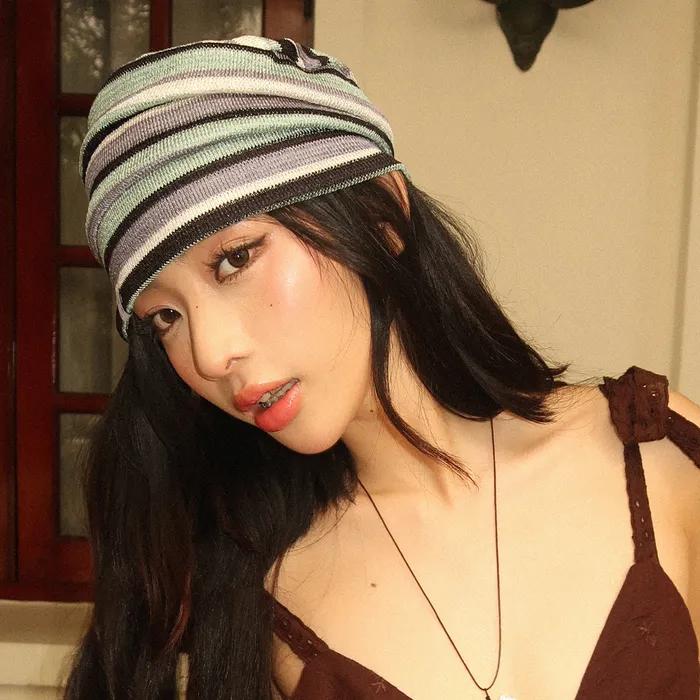 Pebbles Beanie (2color) - Dusty Mint