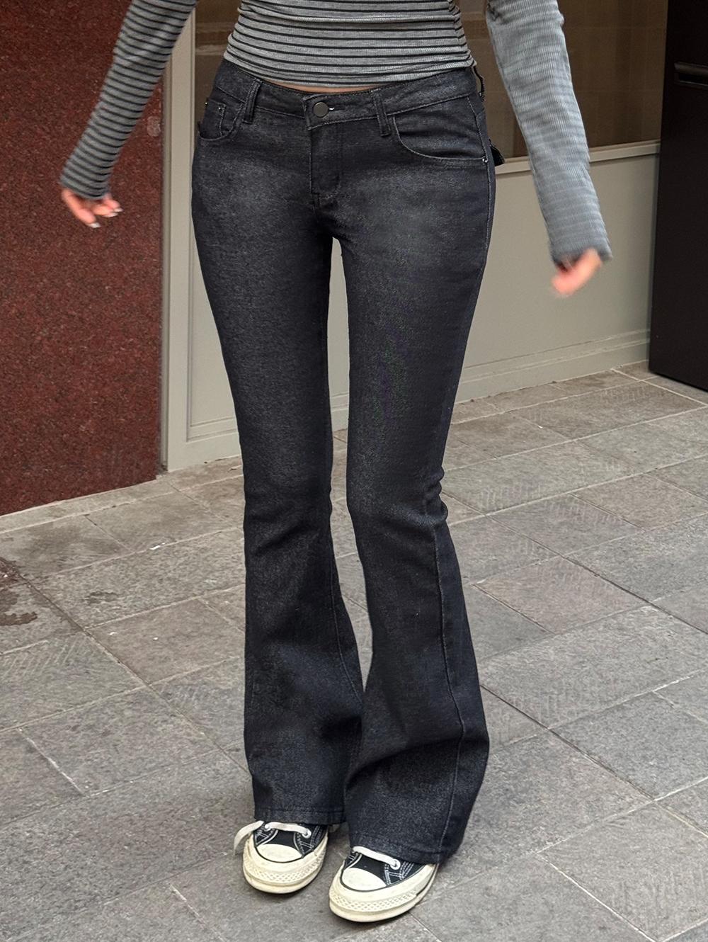 슬로우앤드 [🎇잭팟세일] 핏더핏 골반패드 부츠컷 데님팬츠 (+베이직/롱ver) - 3 size