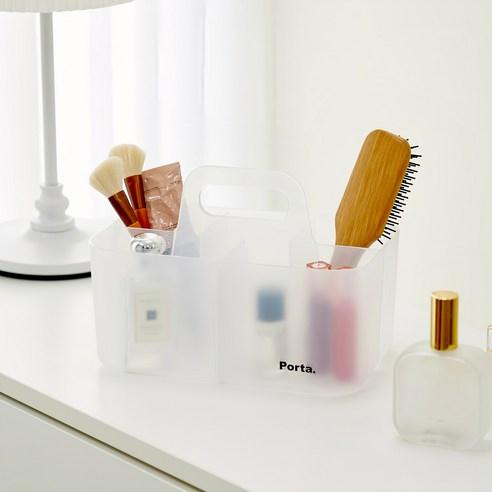 리템 포르타 컴팩트 다용도 수납 정리함, 스모그, 1개