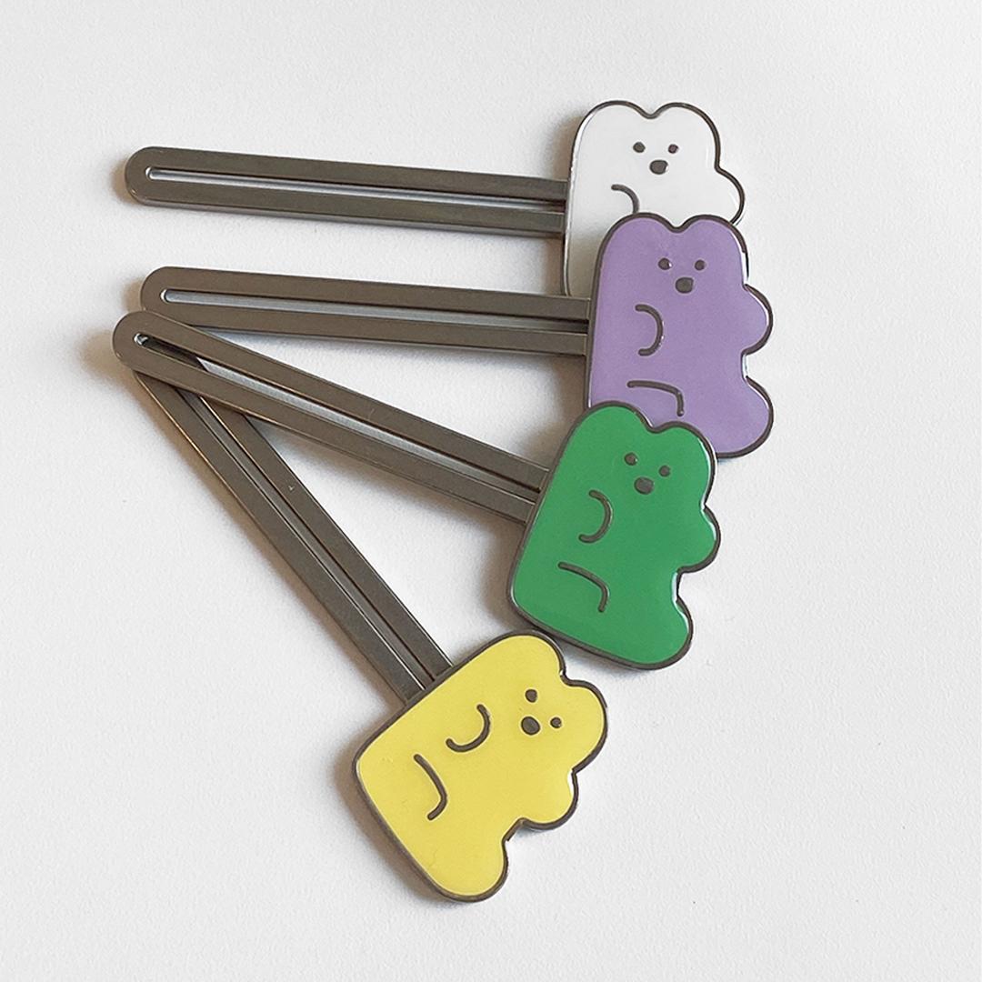 젤리곰 핸드크림 짜개 튜브링거 치약짜개