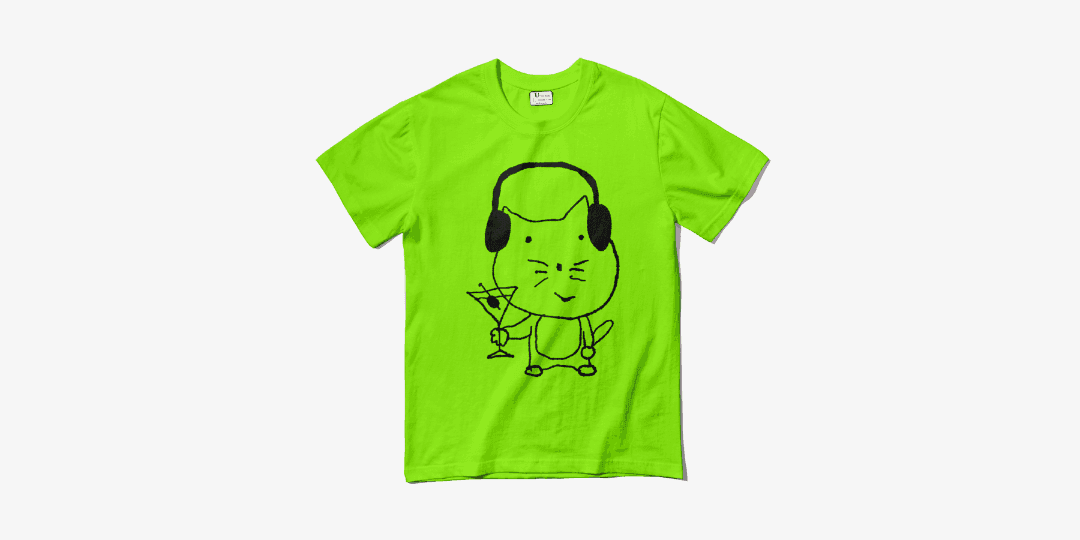 다자이 유상무 Dajai Yusanmu (30수) 마티니 고양이 반팔 티셔츠 ㅣ 마플샵