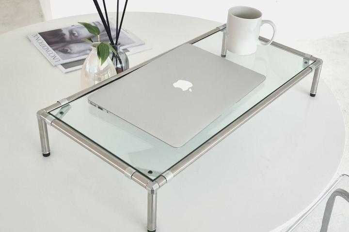 모듈가구 BMP01 모니터받침 모듈선반 미드센추리 데스크선반 리빙랙 (완조립)