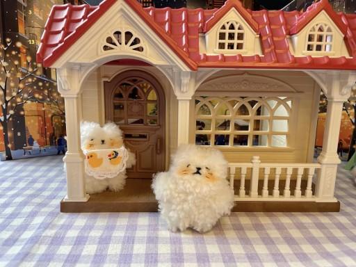 100% 손바느질🐱🐰아기고양이/토끼 찌글이 인형 키링