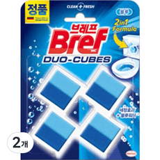 브레프 듀오큐브 블루 4P, 200g, 2개