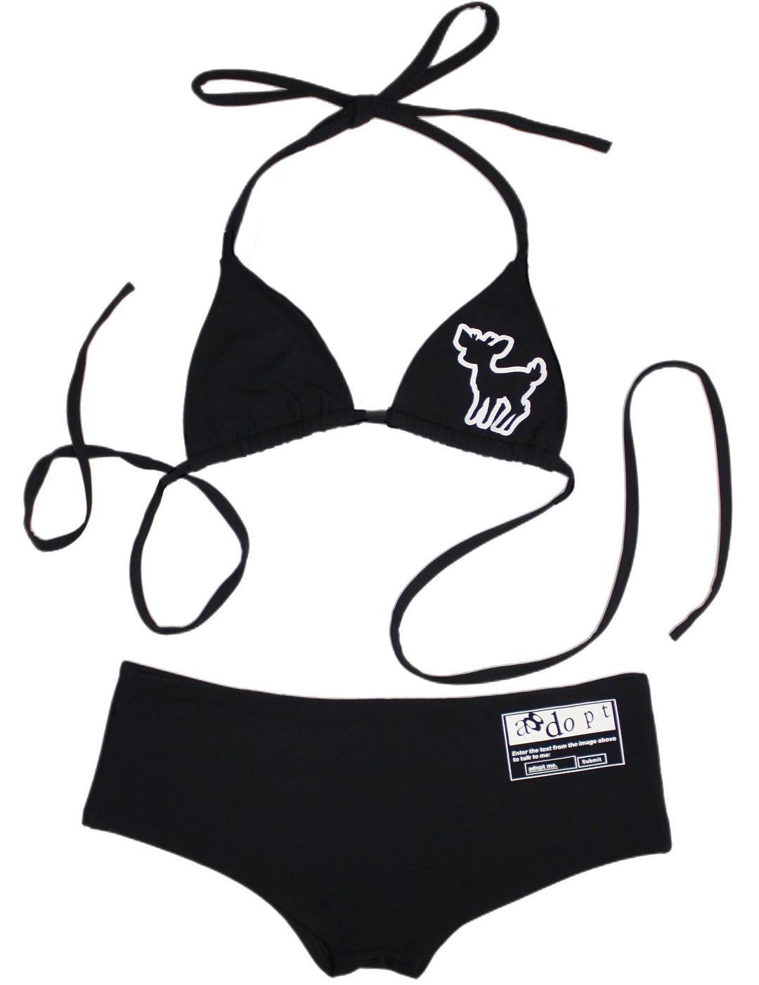 Graphic bikini (Black)