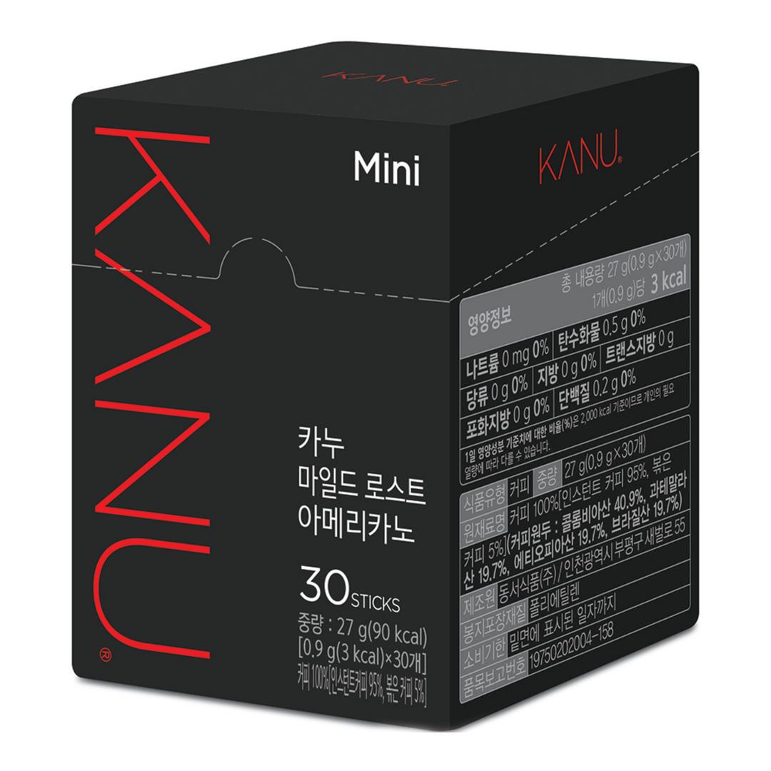 카누 콜롬비아 블렌드 마일드 로스트 아메리카노 원두커피믹스, 0.9g, 30개입, 1개 - 원두커피믹스 | 쿠팡