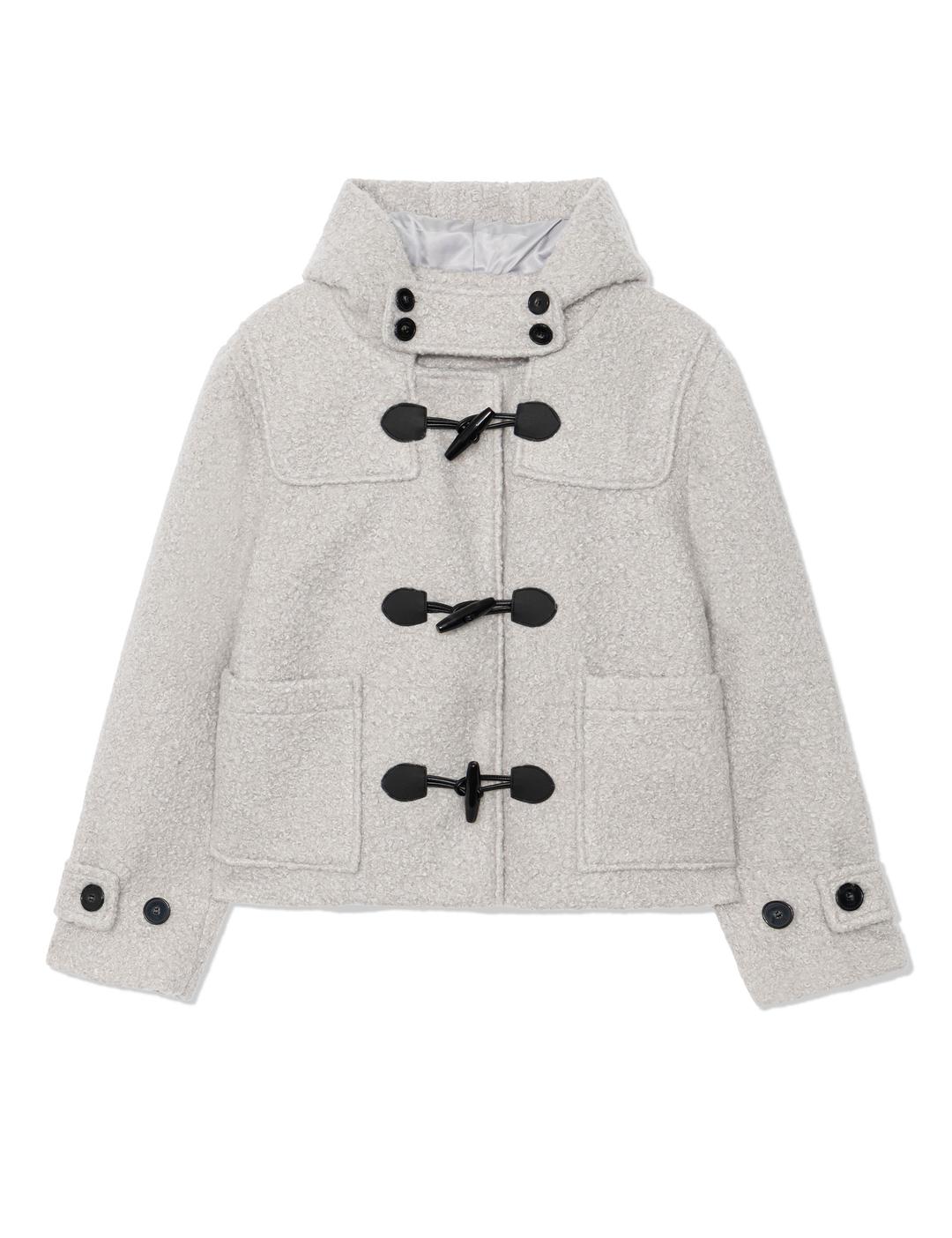 CURLY DUFFLE COAT(GREY)