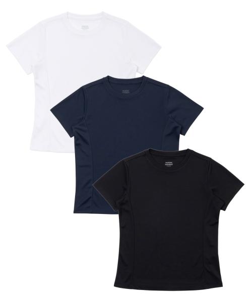 [2팩] 베이직 스포츠 숏슬리브 우먼 (3color)