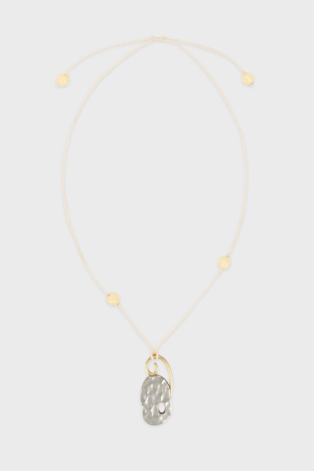 Curve Objet Necklace (Silver Gold)