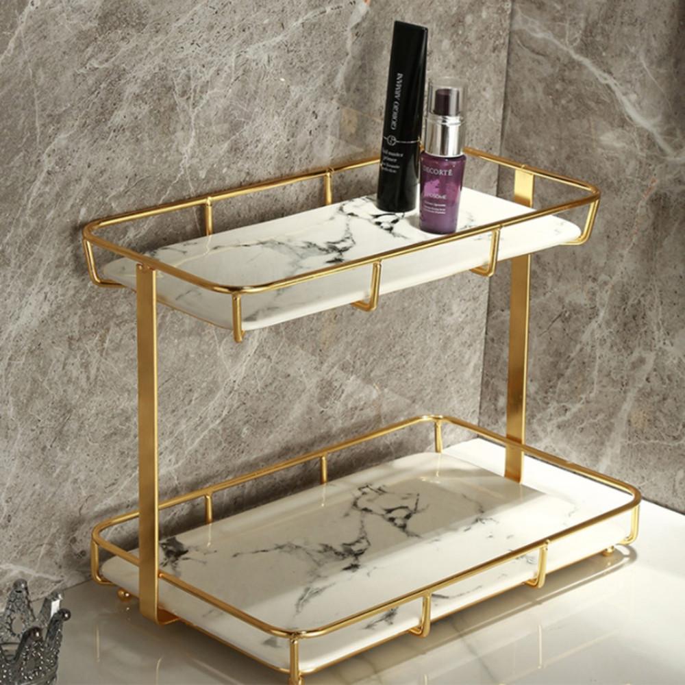 리츠센 2단선반 화장품정리대 수납함 보관함 트레이 화장대꾸미기