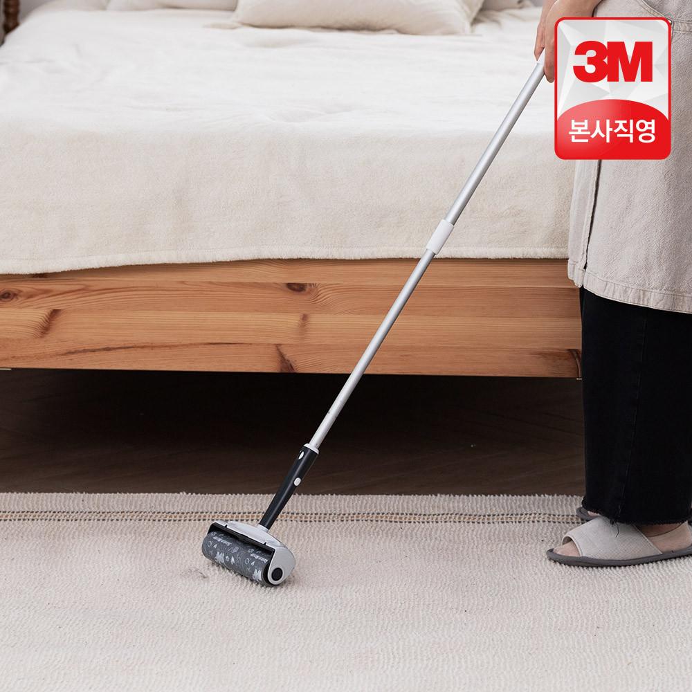 3M 돌돌이 테이프클리너 클린컷 대형팩(롱핸들 1개+리필 1개) + 리필 2개 스카치브라이트 롤크리너 돌돌이밀대