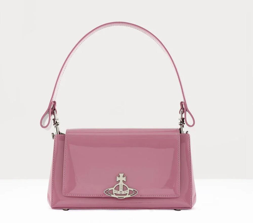 비비안 웨스트우드 가방 헤이즐 미디엄 핸드백  VIVIENNE WESTWOOD HAZEL MEDIUM HANDBAG    42020005L001OG406