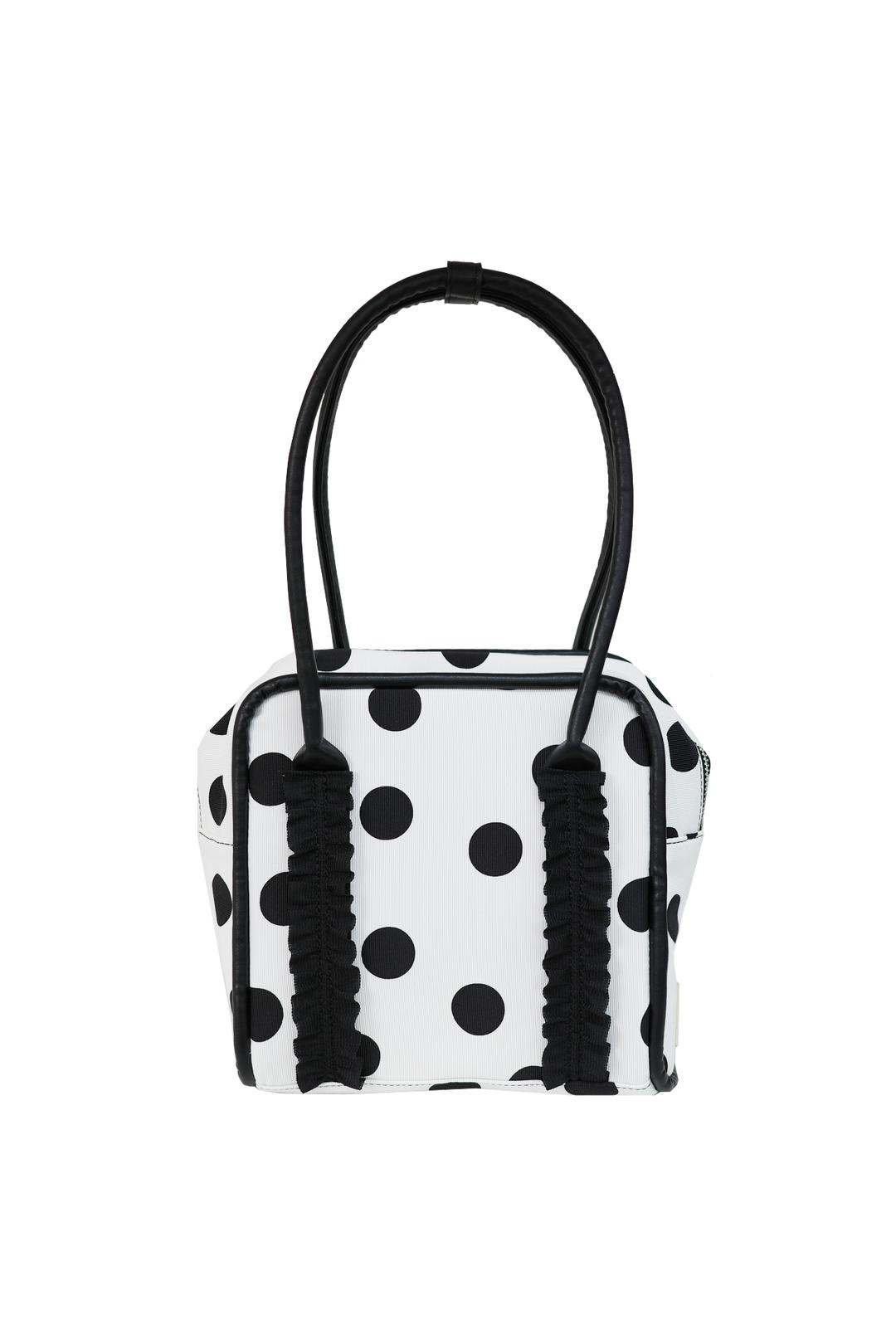[3차 재입고] [X MA JOURNÉE] 미니 박스 백  mini box bag (white dot)