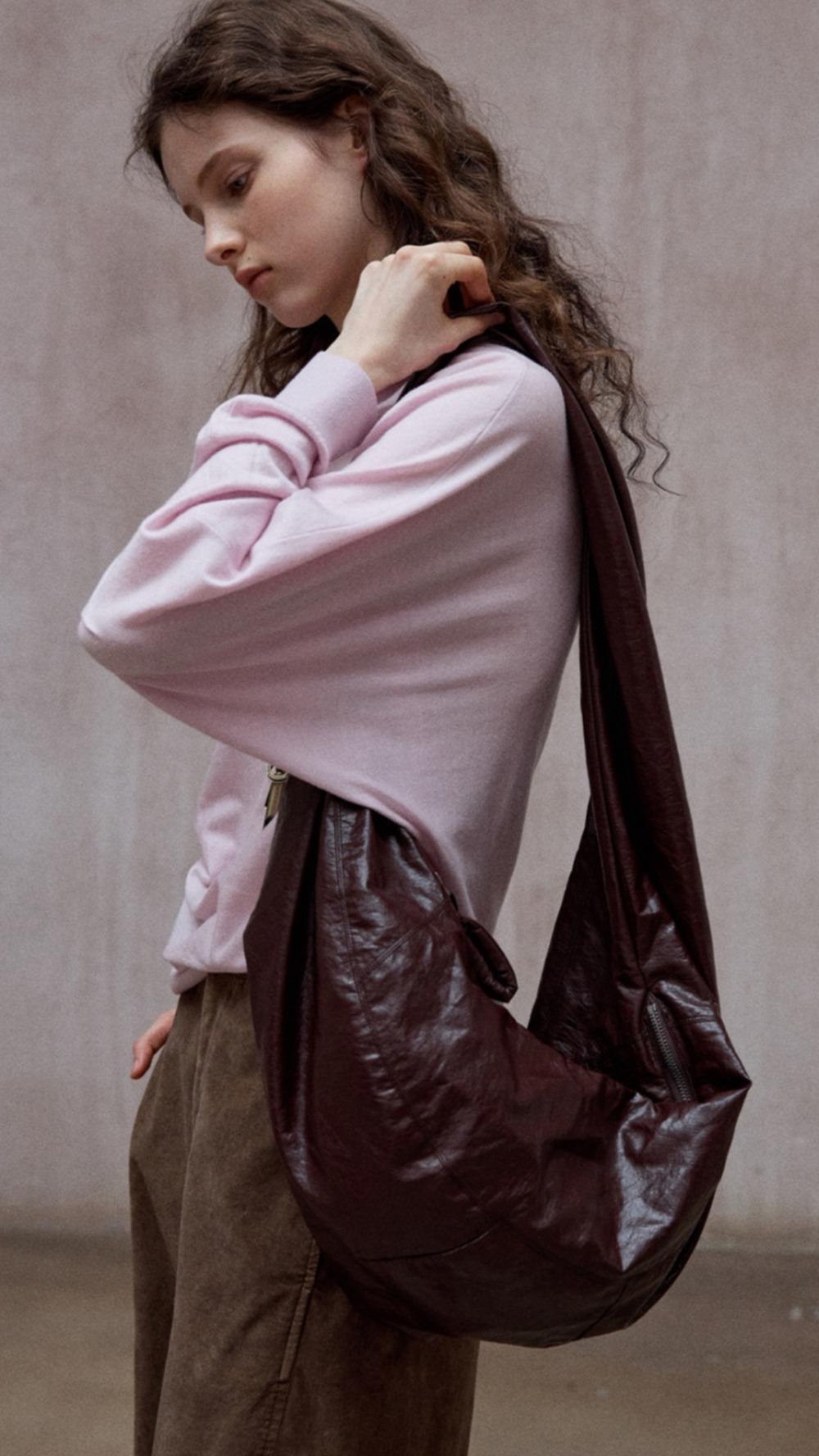 HELLO SEPTEMBER 레트로 크로와상 백