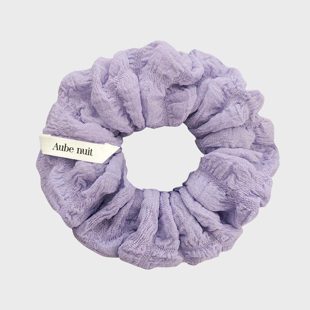 [4차 Re-order] P Line 링클 퍼플 헤어 스크런치 M
