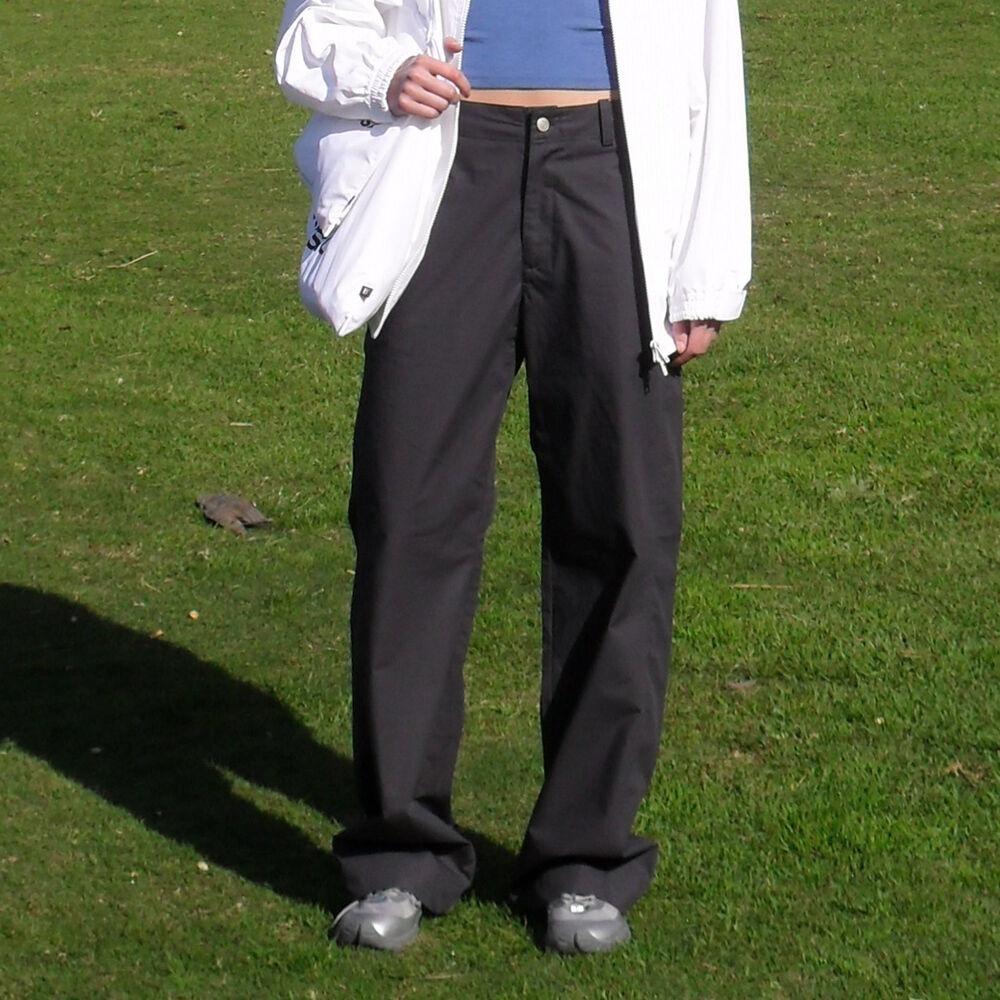 PAPER STRAIGHT-FIT PANTS_CHARCOAL_LC241_PT02CC