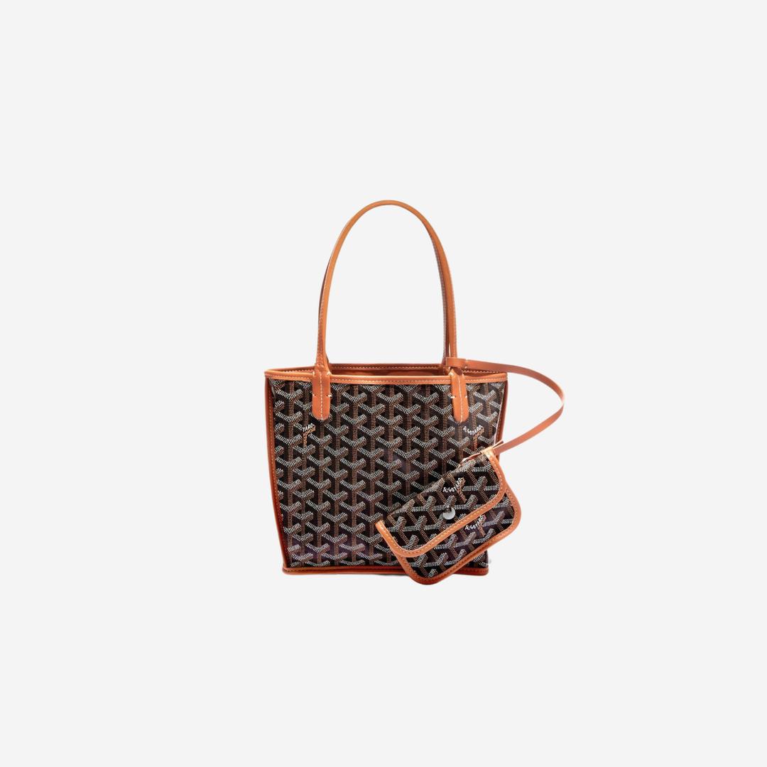 Goyard Anjou Mini Bag Black Tan