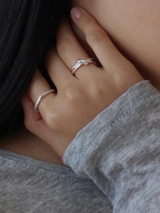 [Silver 925] Ribbon Tie Baby Ring
