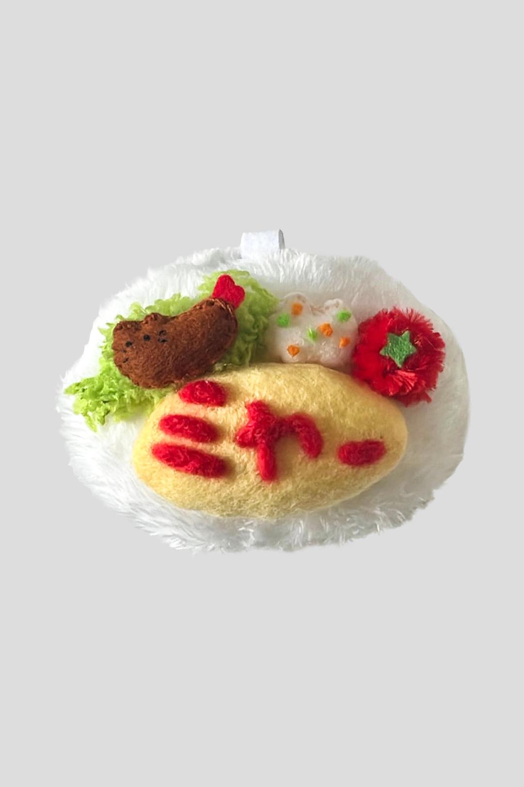 오무라이스 정식 키링