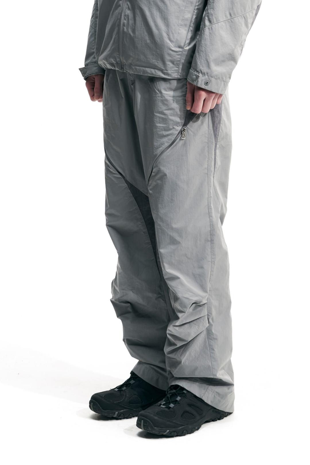 SPLIT ZIPPER PANTS (GREY)