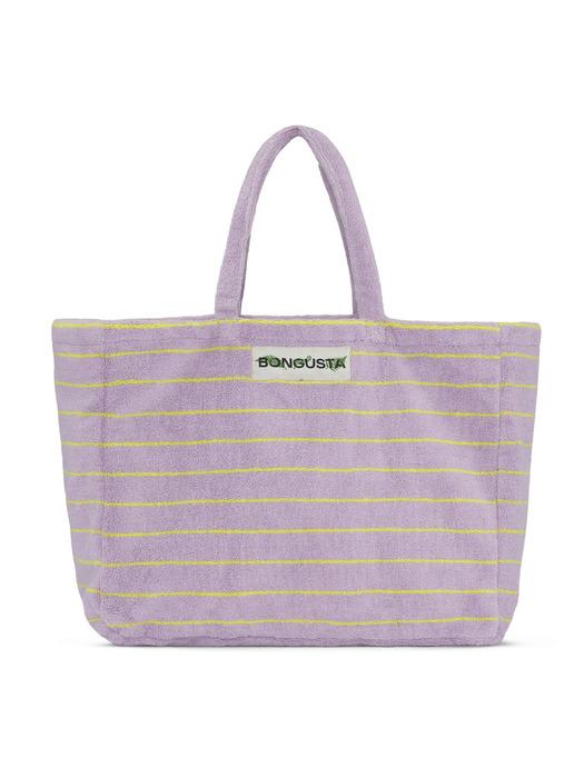 Bongusta Weekend Bag_Lilac & Neon Yellow