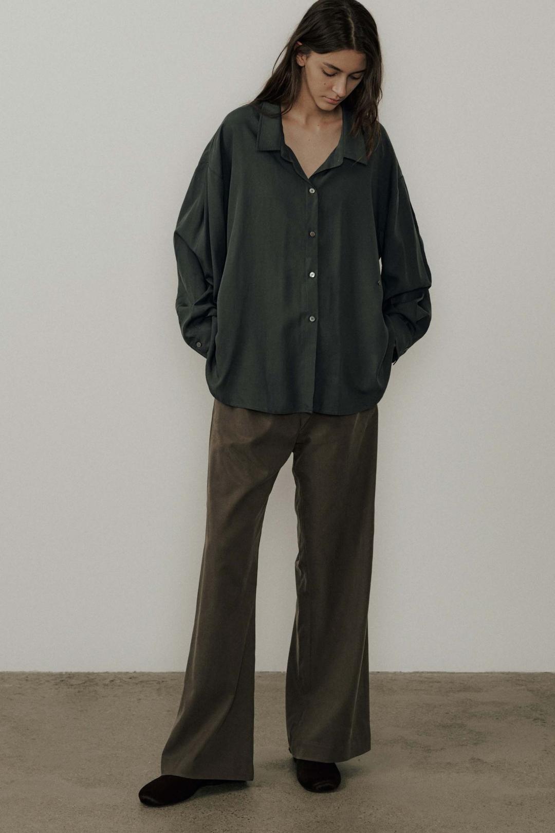 Phaeton Pintuck Pants_Brown