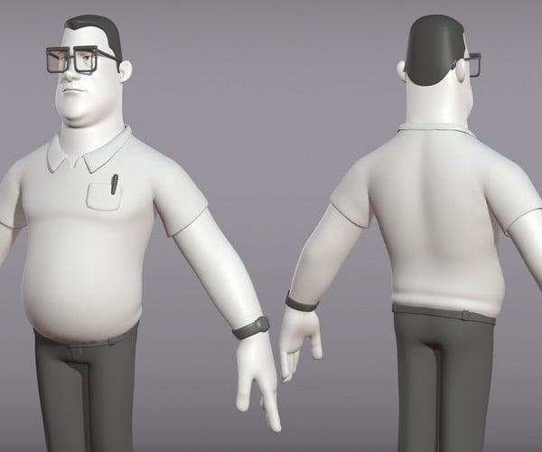 ArtStation - Male cartoon character Ben | Resources