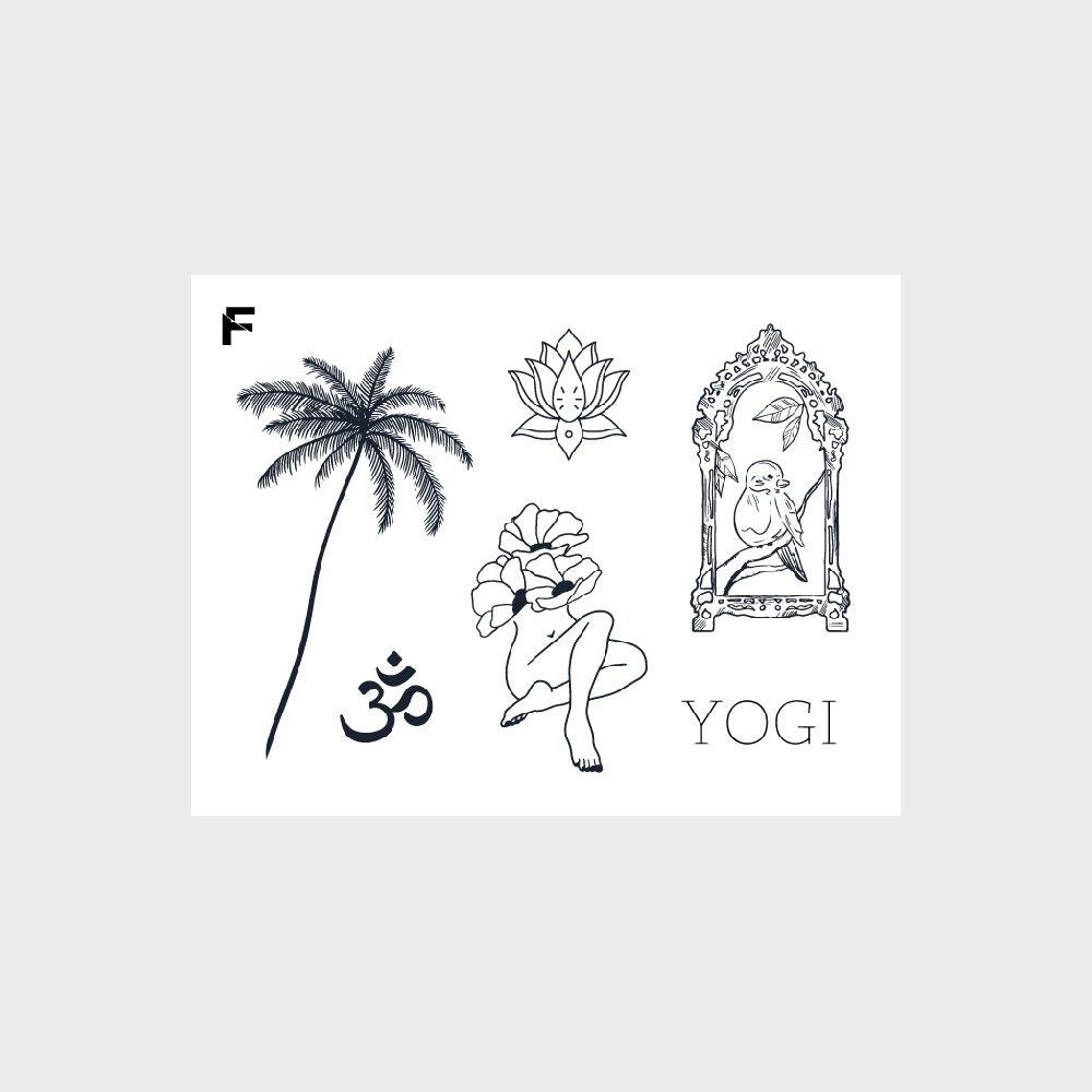 우붓 타투 스티커