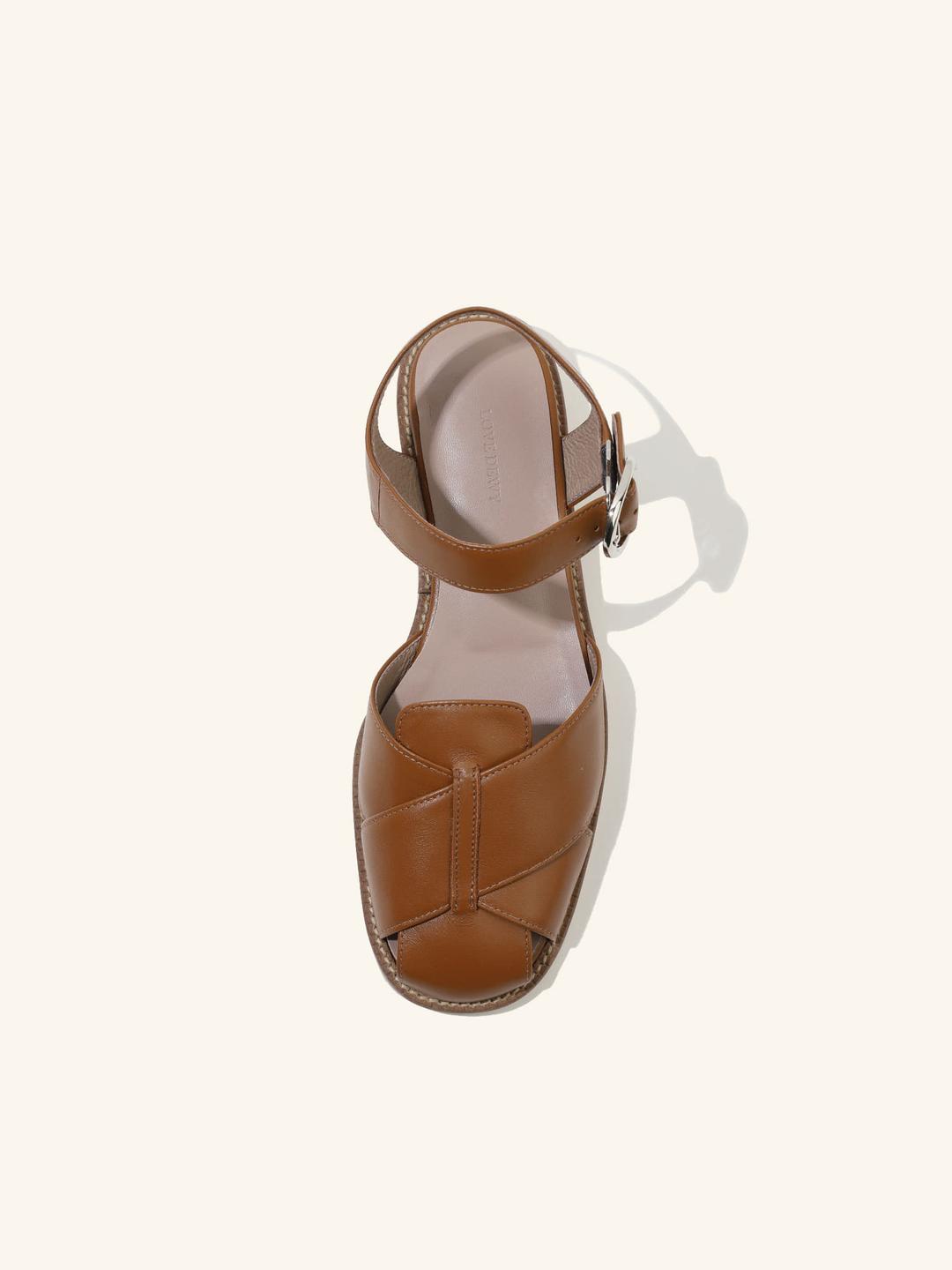 Fisherman sandal / 탄브라운