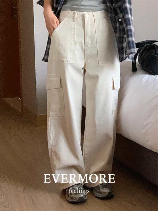 [당일출고] [evermore] 퍼티그 포켓 팬츠 (3color)
