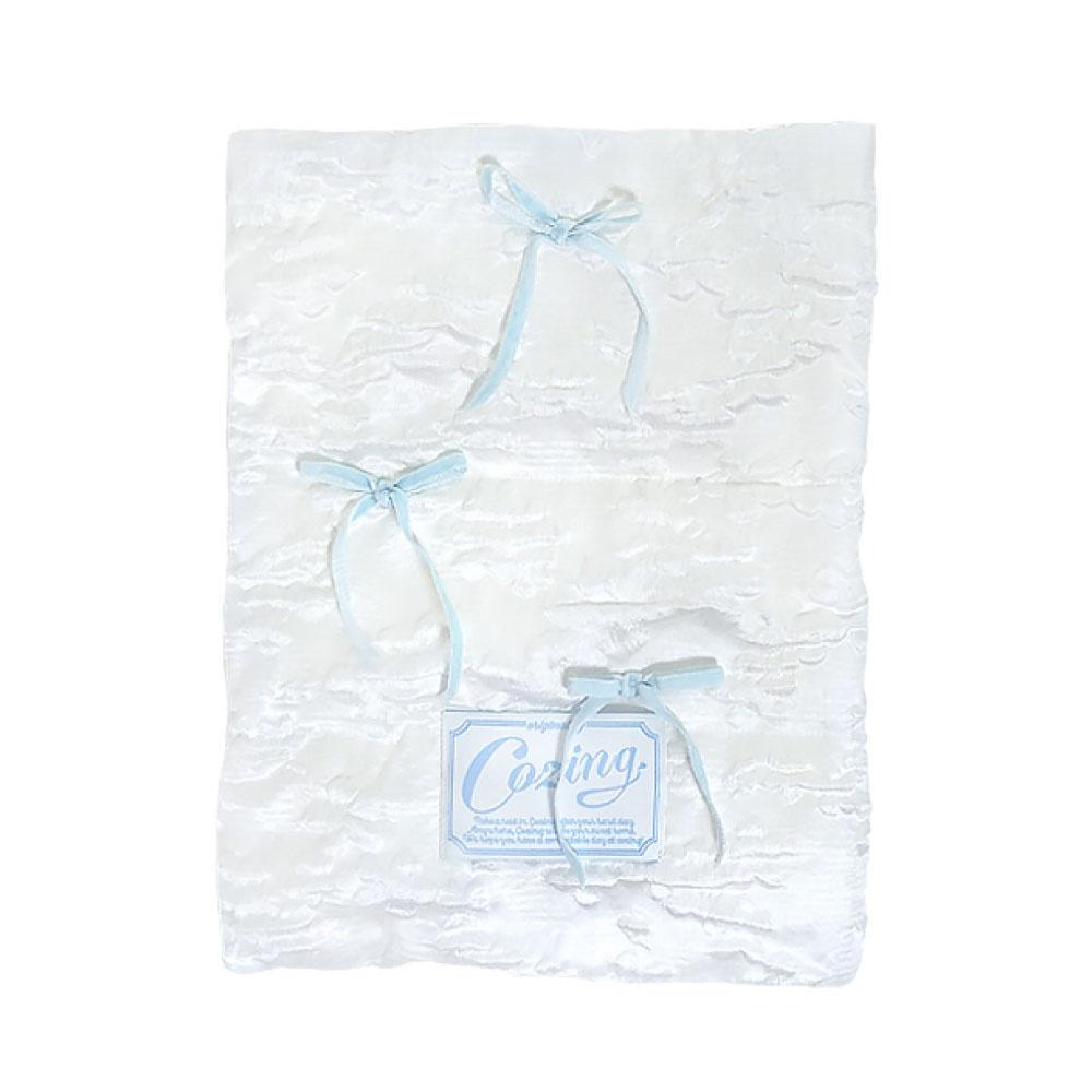 Pillow notebook pouch_jacquard white