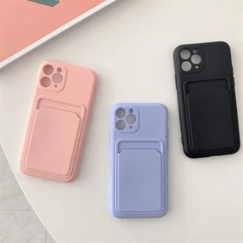 아이폰15입고 실리콘 카드수납 아이폰케이스 프로 미니 투명 젤리 실리콘케이스 핸드폰케이스 폰케이스7 8 se2 11 12 13 14 프로 pro 미니 맥스