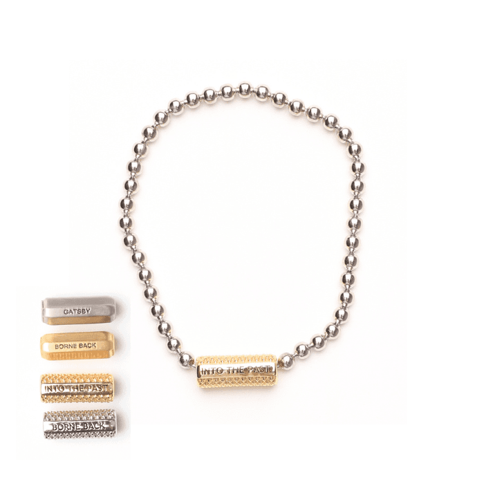 Gatsby Silver Ball Chain Bracelet