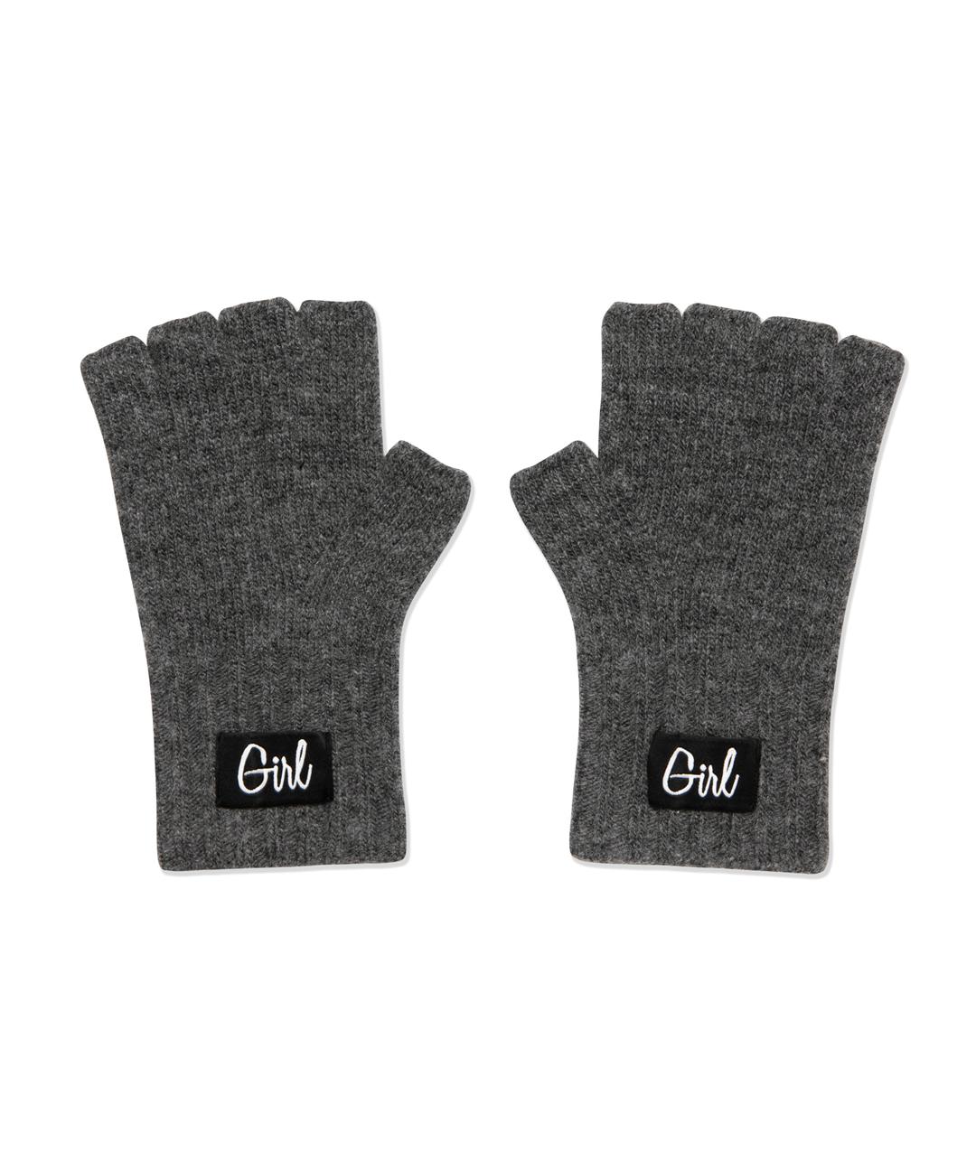 TYPO FINGERLESS GLOVE charcoal