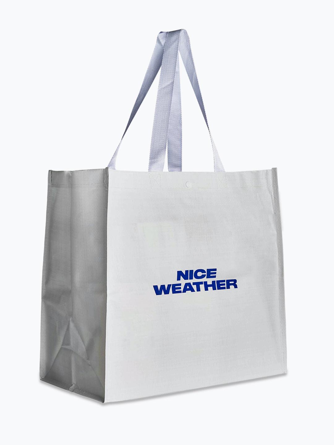 [Nice Weather] N.W MARKET BAG (WHITE)