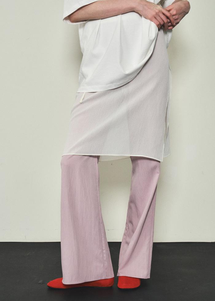 Everywhere Layerd Wrab Skirts_CTA915(White)