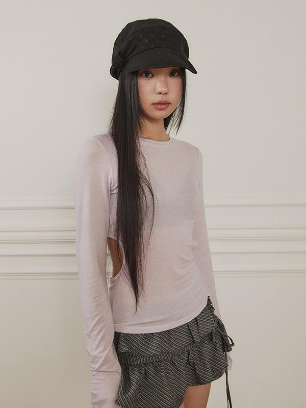 백홀 롱 슬리브 - 라벤더