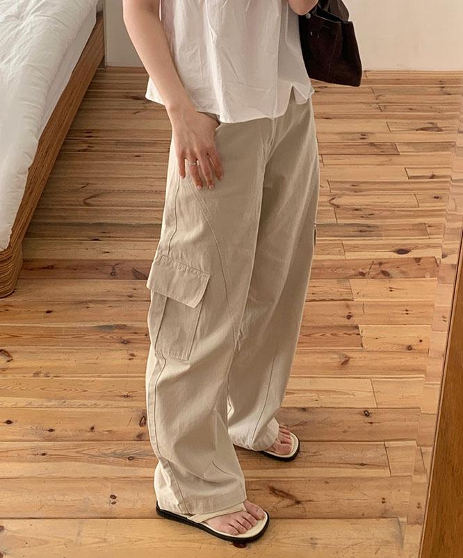 니어웨어 [니웨신상] 퓨즌 카고 팬츠 (3color)/카고바지/핀턱팬츠/포켓팬츠/공항팬츠/절개팬츠/빅사이즈팬츠/면바지