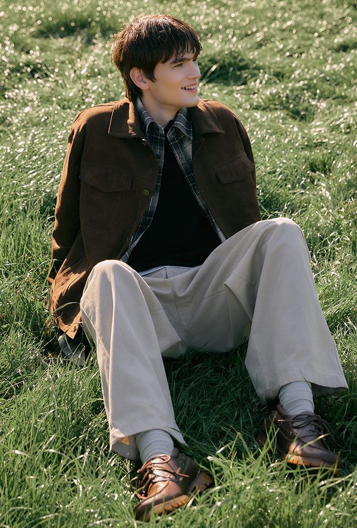 [신세틱레더] 스웨이드 트러커_SPJLG12M05