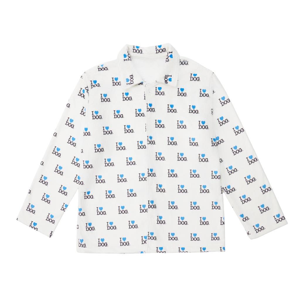 아이러브독 파자마 상의