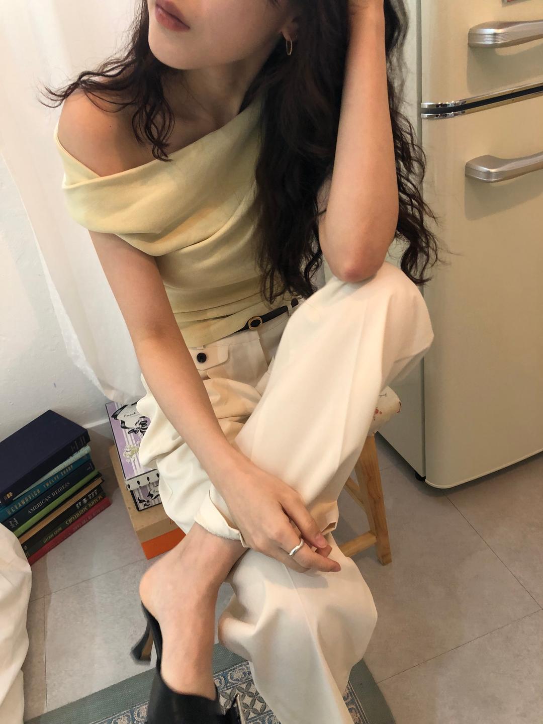 언발 트위스트 티 (3colors)