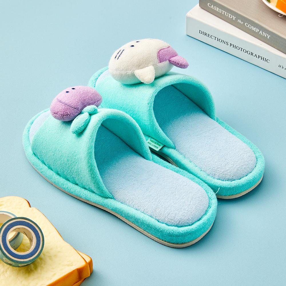 BT 블루밍 밀크캣 테리 실내슬리퍼 FREE 민트