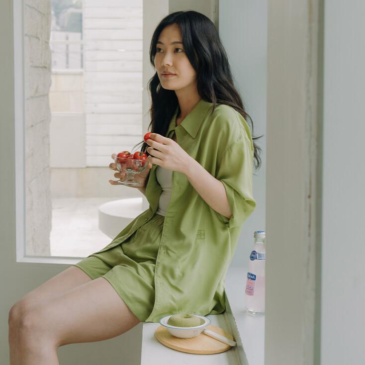 [100% MODAL] COMFORT PAJAMA SET-UPㅣBASIL