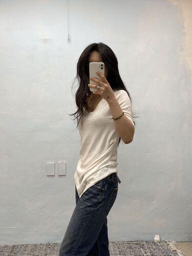 Max Mara cream blouse