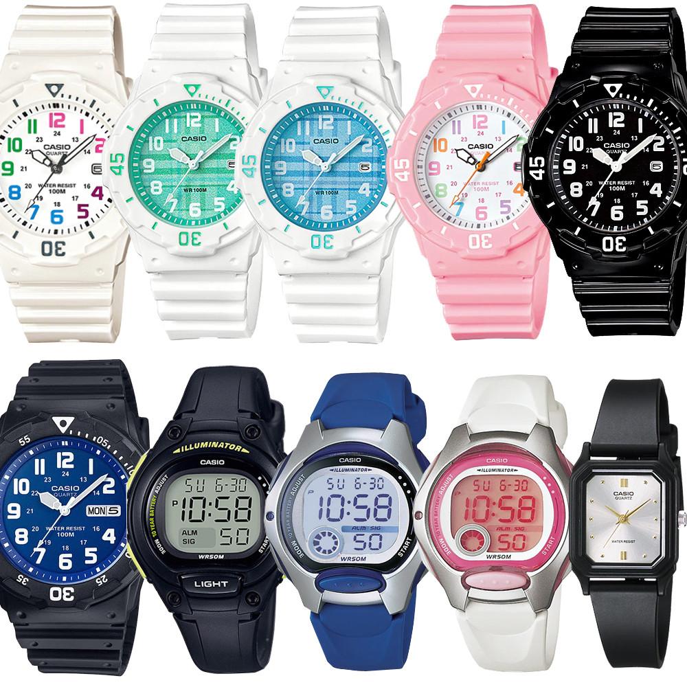 카시오 학생 방수 여자 전자 손목시계  패션