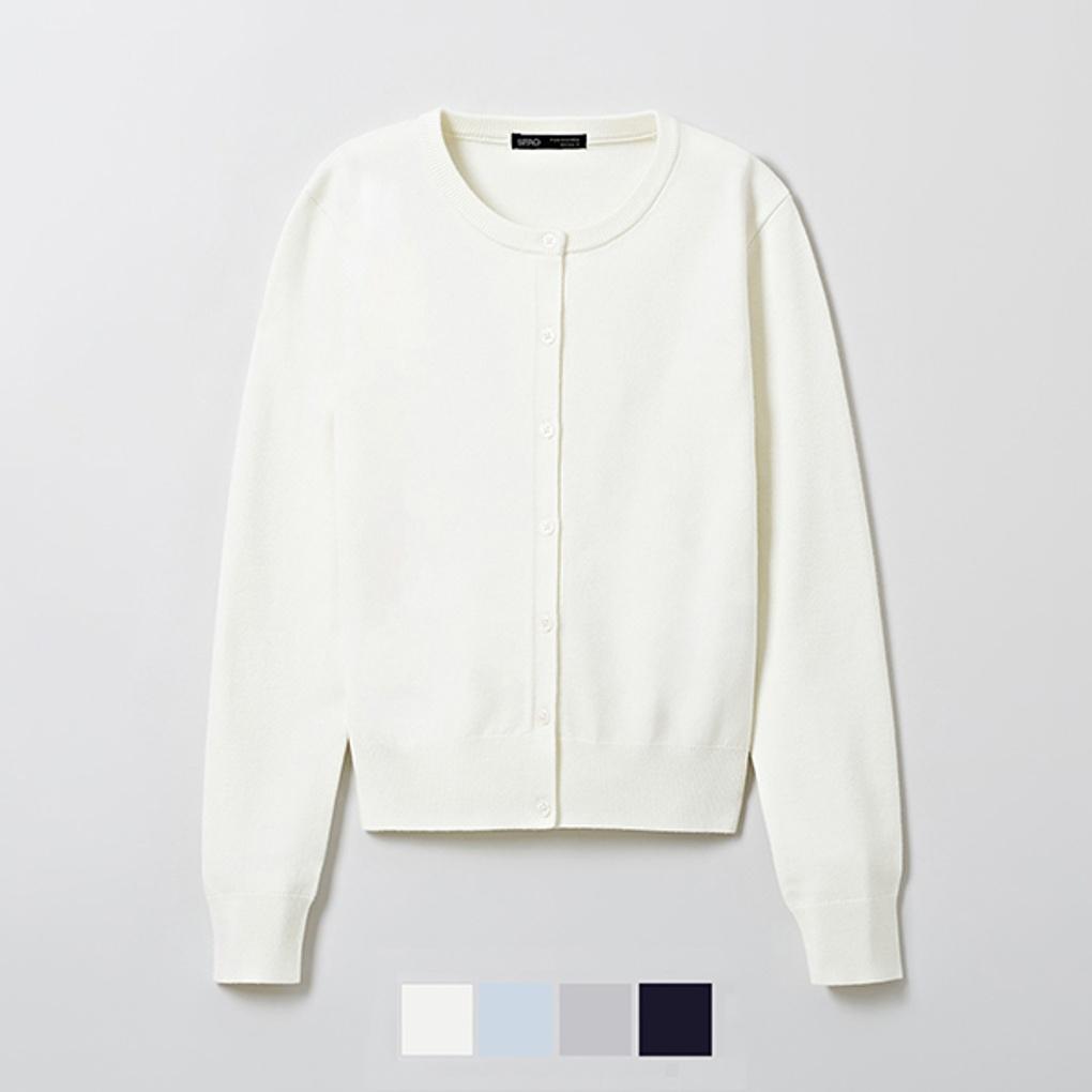 [소프트얀] 라운드넥 가디건(4colors)_SPCKE23W02