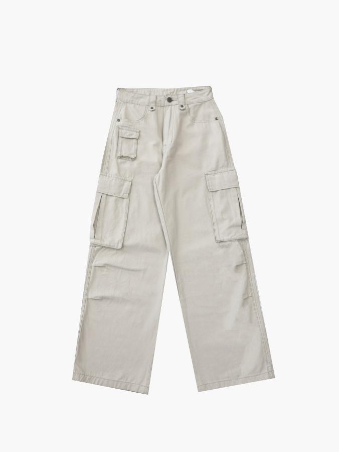 프롬뮤즈 cargo pocket cotton pants