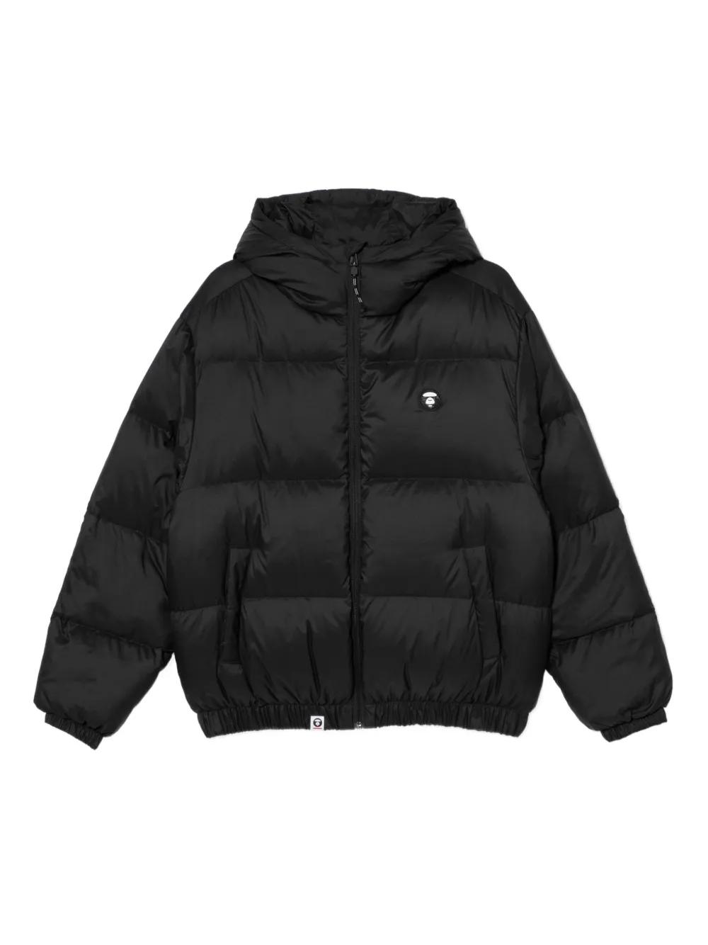 AAPE BY *A BATHING APE® 로고 패치 재킷 | 블랙 | FARFETCH KR